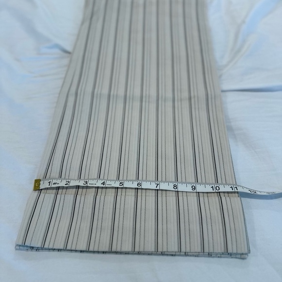 NWOT The Loft Marisa Sz: 8 Wide Leg Cream Vertical Striped Dress Pant w/tie Belt - Picture 6 of 13